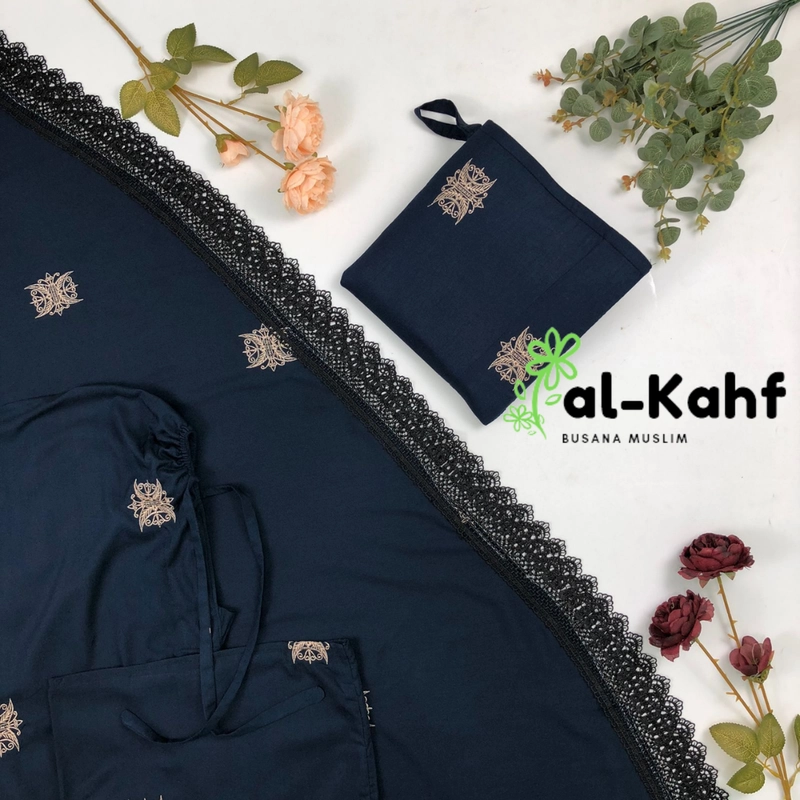 Product image Al Kahf - Mukena Dewasa Rayon Motif Bordir Aceh All Size MBA101