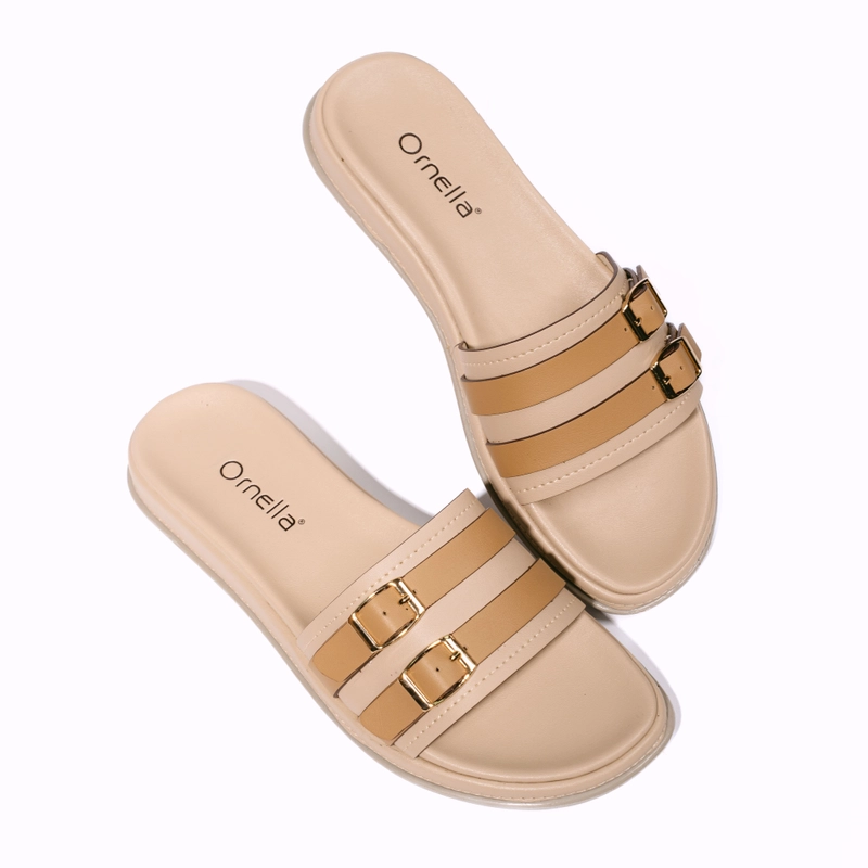 Product image Odillon - Ornella - MX 192 / Sandal Slip On Wanita Casual 36 KHAKI/CAMEL