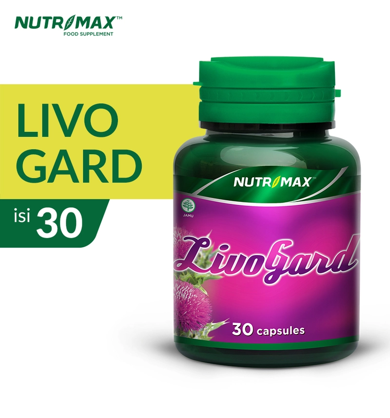 Product image Nutrimax Livogard 30 Kapsul (Liver Care) Detox Fungsi Hati Liver SGOT SGPT Antioksidan Glutation Isi 30 Naturecaps