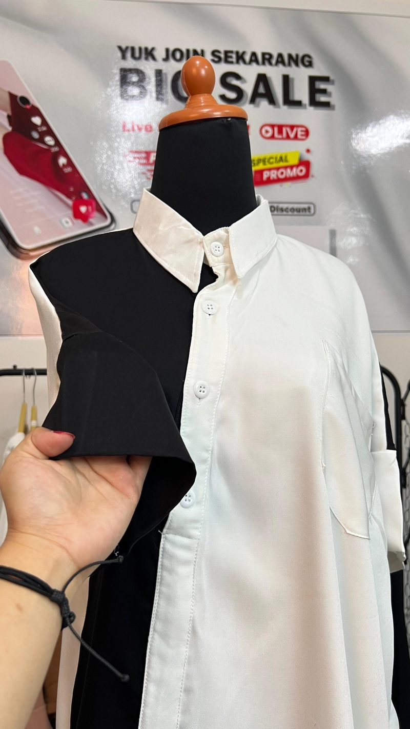 Product image Sseolshop - Cleta Atasan Wanita Terbaru M BW