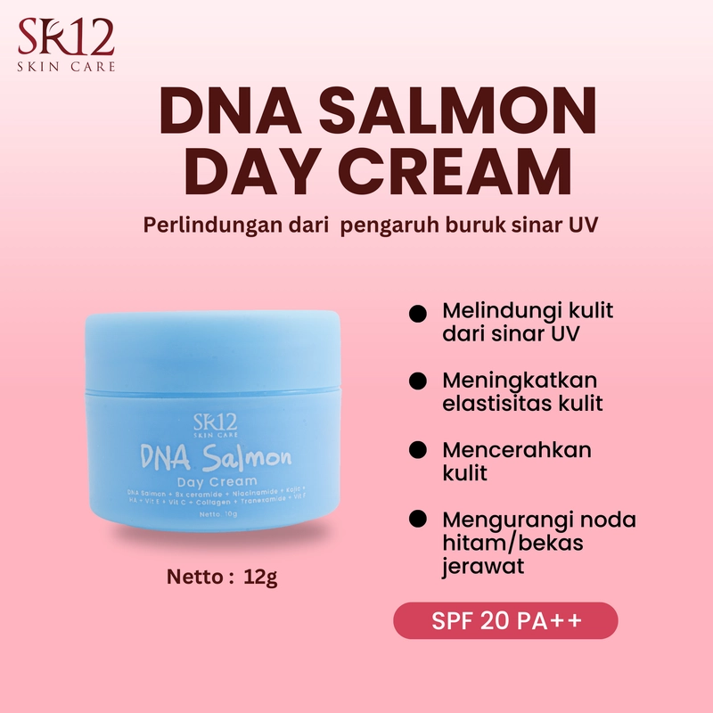 Product image SR12 DNA Salmon Cream Day SPF 20 Melembabkan Dan Melindungi Kulit Dari Sinar Matahari 12gr biru