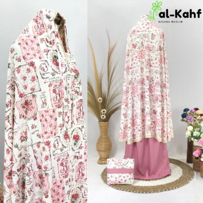 Product image Al Kahf - Mukena Dewasa Katun Grade A Motif 2 JUMBO M116