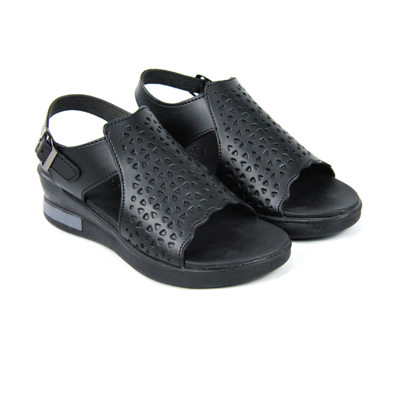 Product image Working Shoes - NEW ARRIVAL SANDAL FASHION WANITA KASUAL WORKING WEDGES-03 38 Hitam