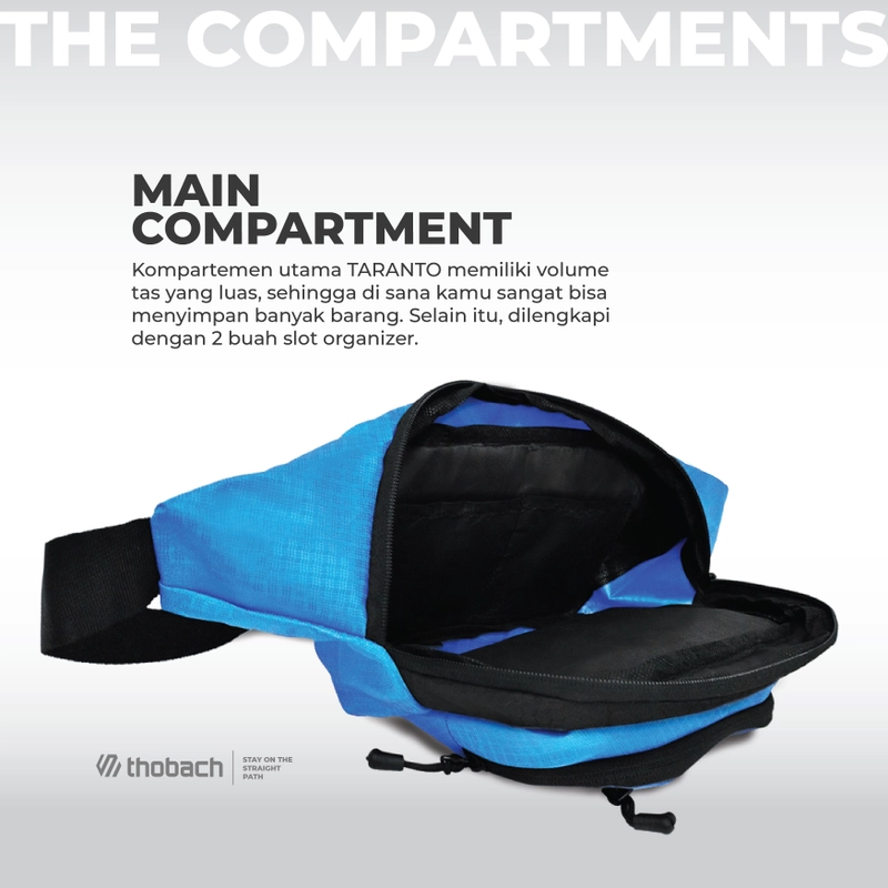Product image Thobach official - THOBACH Waistbag TARANTO ALL SIZE Blue