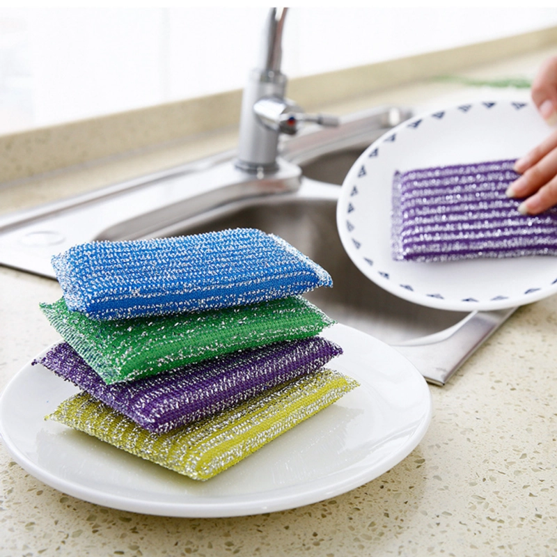 Product image KAMJE Spons Spon Sponge Cuci Piring Busa Pembersih Sabut Jaring Serbaguna KMJ106 KMJ106 RANDOM