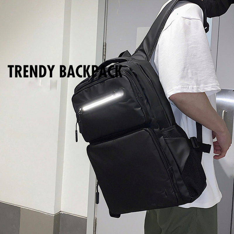 Product image Tas Ransel Backpack Pria RHAOSHUAI Waterproof Tas Laptop Laki-Laki Sekolah dan Kerja Big Hitam