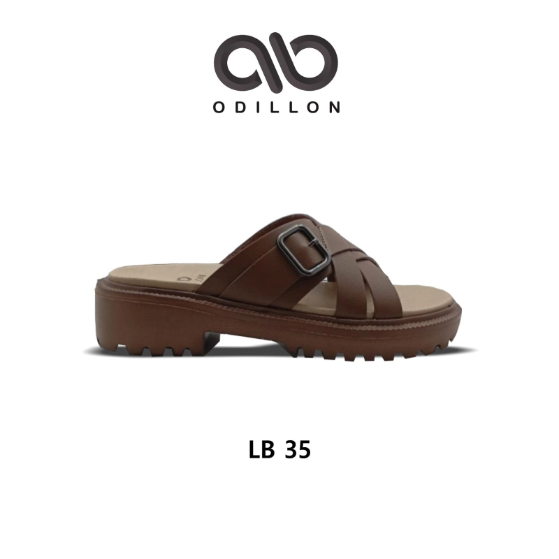 Product image Odillon - Odillon - LB 35 / Sandal Slip On Wanita Casual 36 BROWN