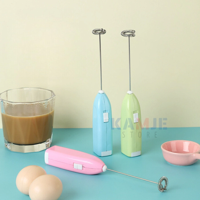 Product image KAMJE Hand Mixer Mini Pengocok Telur Pengaduk Kopi Elektrik Milk Frother KMJ026 KMJ026 RANDOM