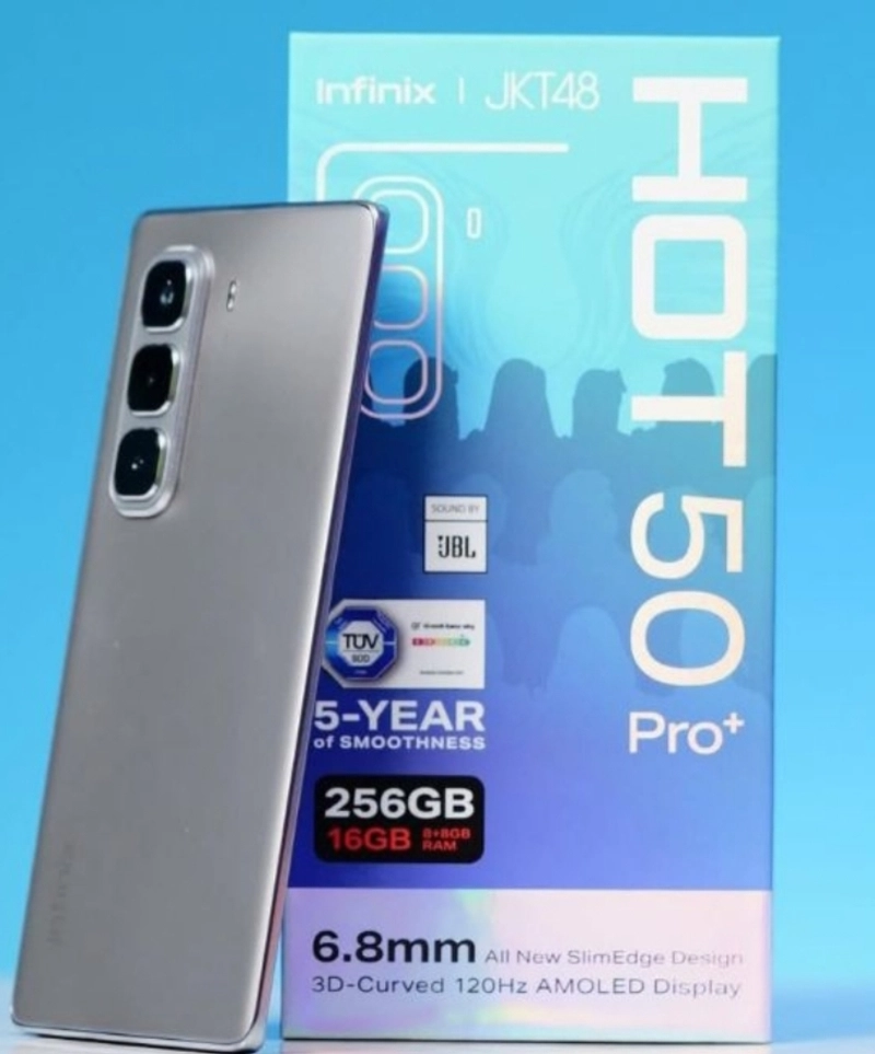 Product image RA PHONE CELL - Infinix hot 50 pro plus 8/256 Titanium grey
