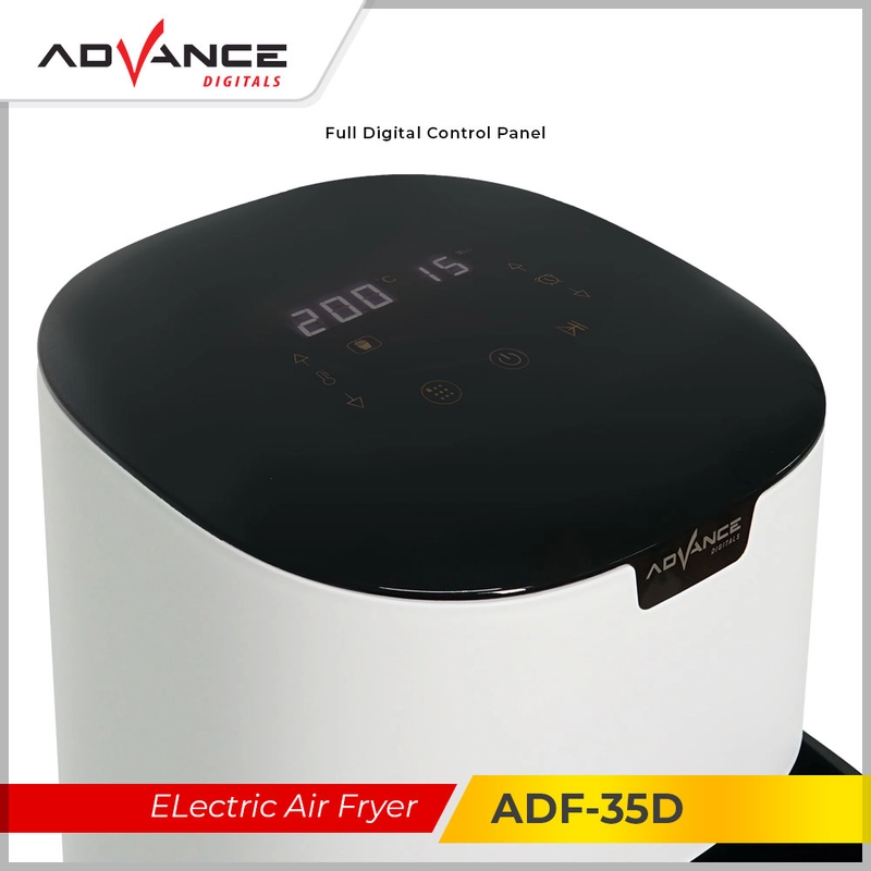 Product image Advance Digitals Indonesia - Electric Air Fryer ADF-35D / ADF35D Stainless Wadah 600W 3,5 Liter Default
