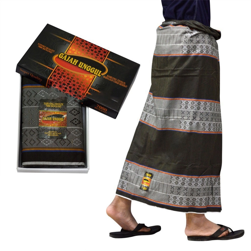 Product image Galerry Sarung - Sarung Tenun Gajah Unggul 120cm x 105cm Random
