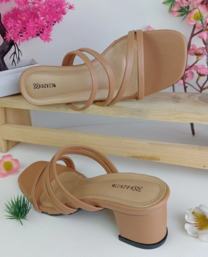 Product image Koekita - Sandal Selop Hels Wanita 5 cm Keyla-01 Moca 36 Moca