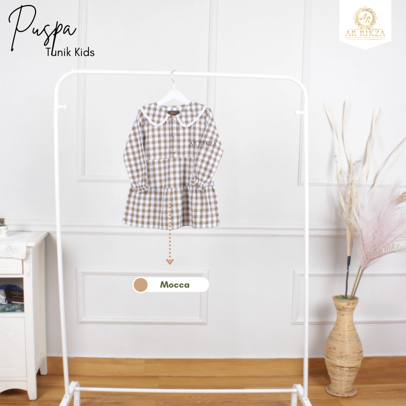 Product image Tunik Kids Puspa XS Mocca