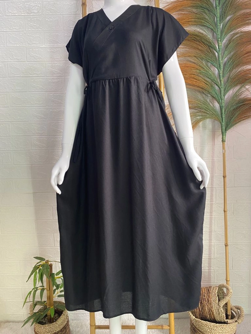 Product image ALMIRA STORE - DASTER KIMONO LONG All Size fit XXL Hitam