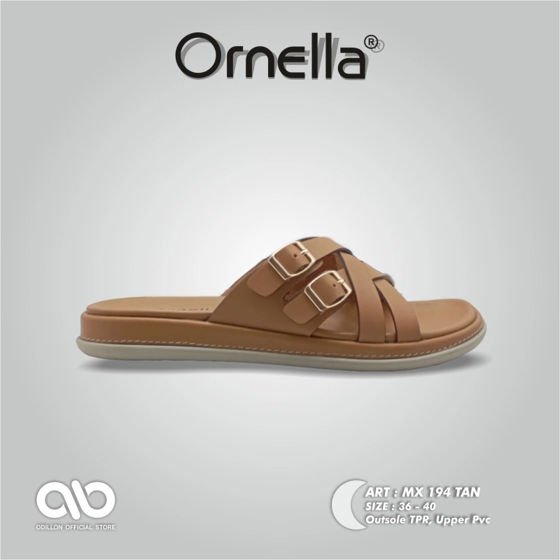 Product image Odillon - Ornella - MX 194 / Sandal Slip On Wanita Casual 36 TAN