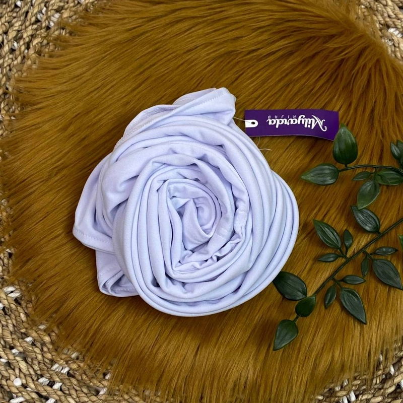 Product image Milyarda Hijab - Bergo Shanum Jilbab Instan Syari Kerudung Jersey Stella Umroh Allsize Putih
