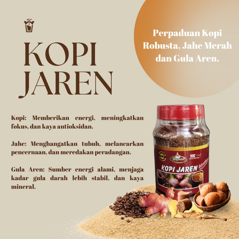 Product image ANNISA HERBAL - Kopi Jaren Instant Drink 200 gram coklat