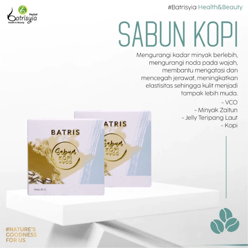 Product image Batrisyia - Sabun VCO Kopi 60 gr Sabun Kopi