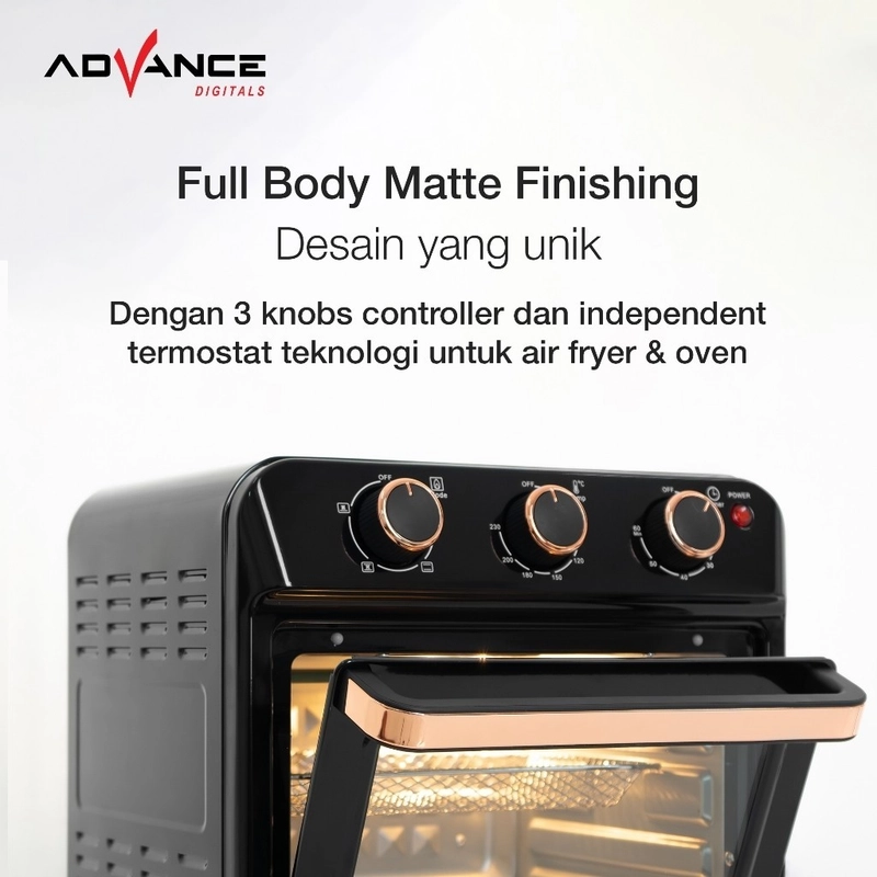 Product image Advance Digitals Indonesia - Air Fryer Oven ADF-160AW 16 Liter Multifungsi Untuk Memasak Dan Memanggang - Default