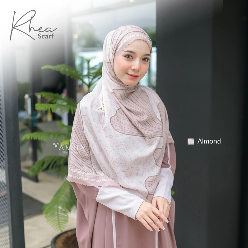 Product image AMILY HIJAB - Rhea Scarf All Size Almond