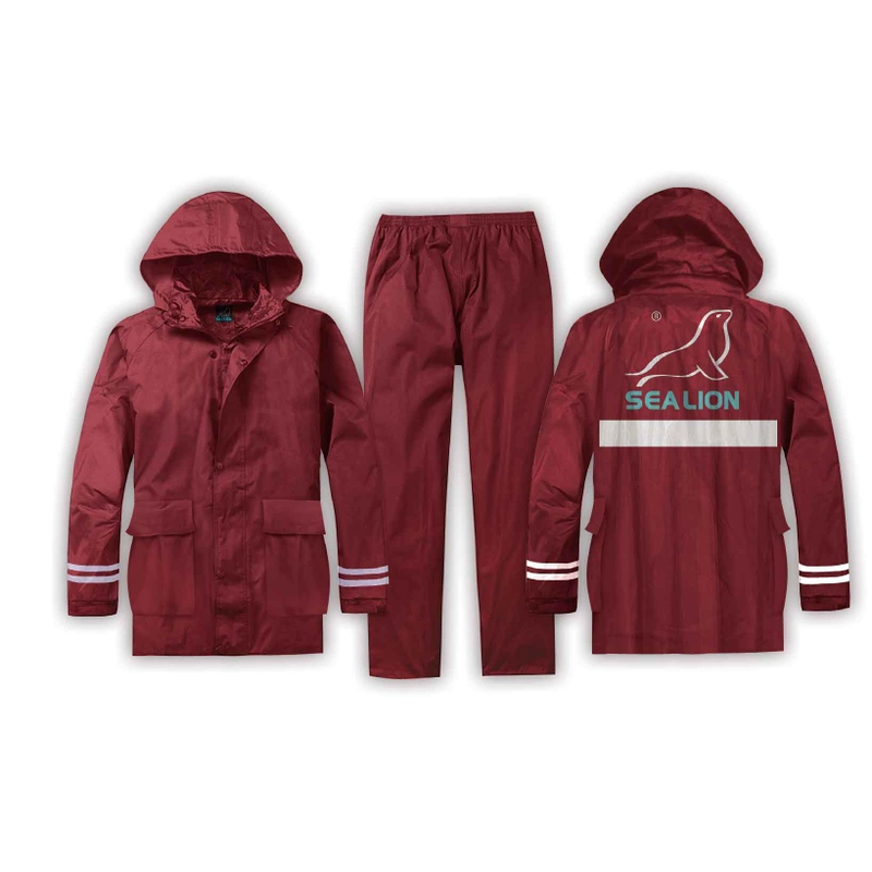 Product image Rosanna - Jas Hujan Sea Lion Jaket Celana B01 1 pcs Maroon