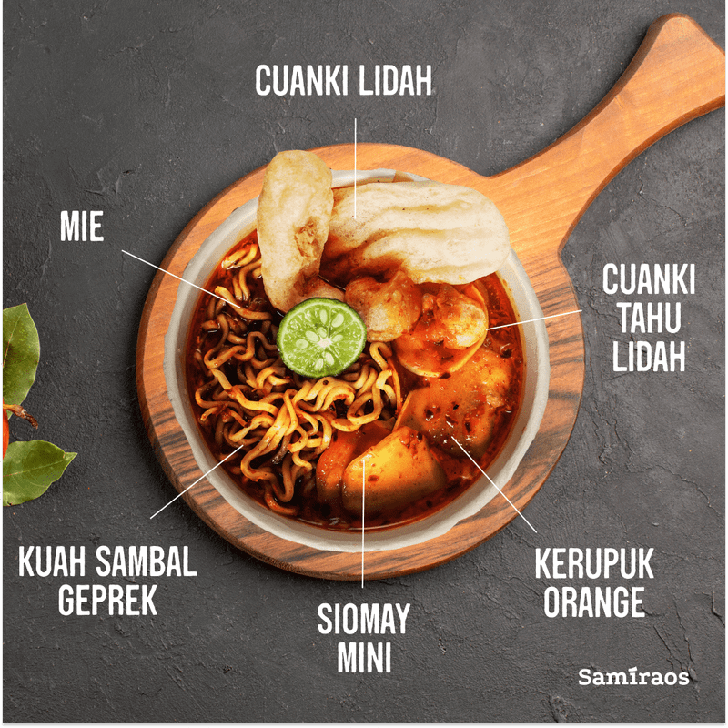 Product image Sami Raos - SAMI RAOS - Makanan Seblak Mie Kuah Geprek 120 pedas