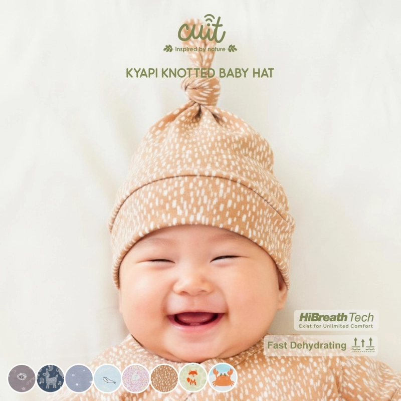 Product image Kintakun Baby - KINTAKUN BABY X CUIT Baby Kyappi Hat Motif- Topi Kupluk Bayi 6 Bulan Kyappi Agile Lion