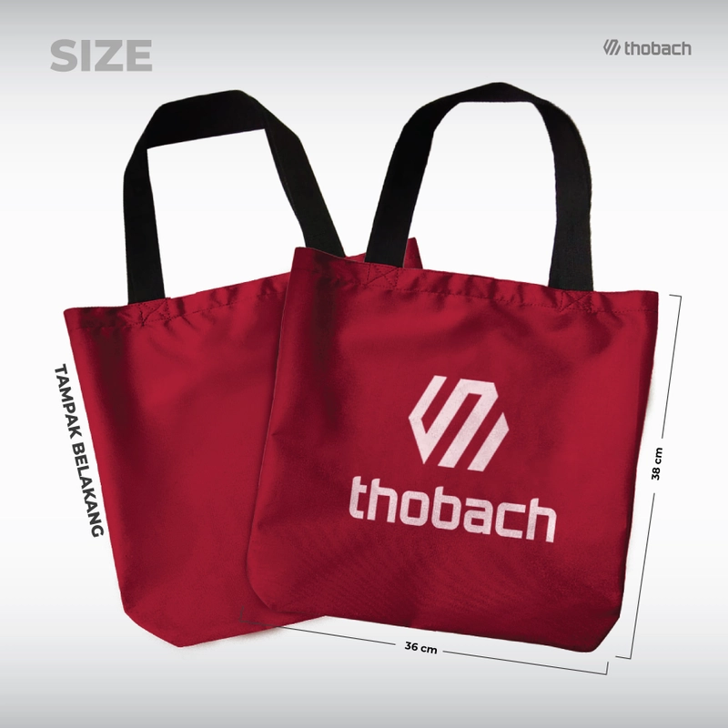 Product image Thobach official - THOBACH Tote Bag CorduraLOGO 2 Warna Army