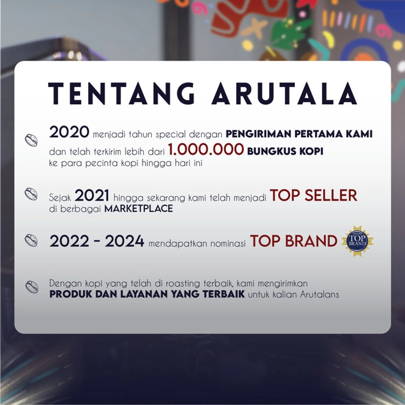 Product image Arutala - Robusta Gayo 200 gram 250 Gram Biji