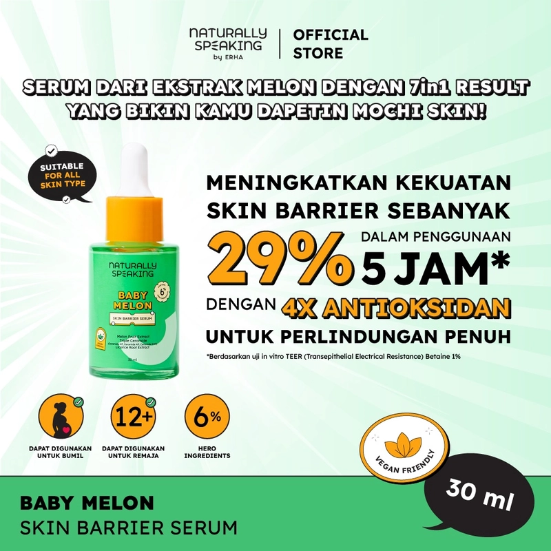 Product image Naturally Speaking By Erha - Baby Melon Skin Barrier Serum 30ml Serum