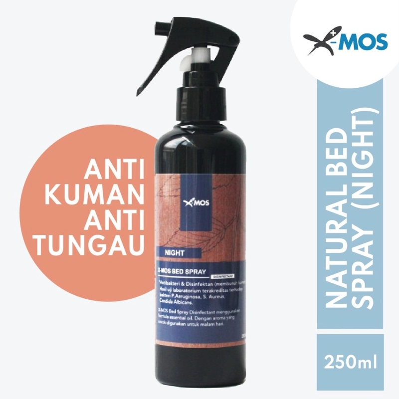 Product image X-MOS Natural Bed Spray Day dan Night - Anti Bacterial 60ml Night