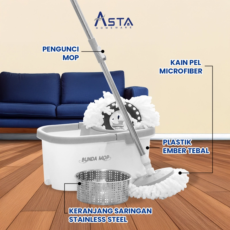 Product image Asta Homeware Official - Alat pel lantai Bunda Mop Deluxe Series Bunda Mop Deluxe