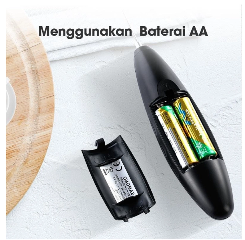 Product image UTAMAMEGA - Samono SW MFB11 Pengocok Susu Telur Adonan Milk Frother Mixer Black type SW MFB11