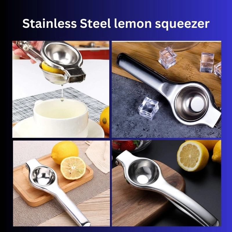 Product image KAMJE Alat Peras Jeruk Juicer Perasan Pemeras Lemon Stainless Steel KMJ125 KMJ125 SILVER