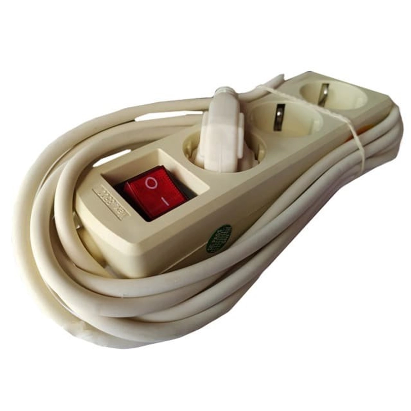 Product image UTAMAMEGA - Stop Kontak Kabel 3 Lubang 3 Meter Pioline PEK5310 Type 3 lubang 3 meter