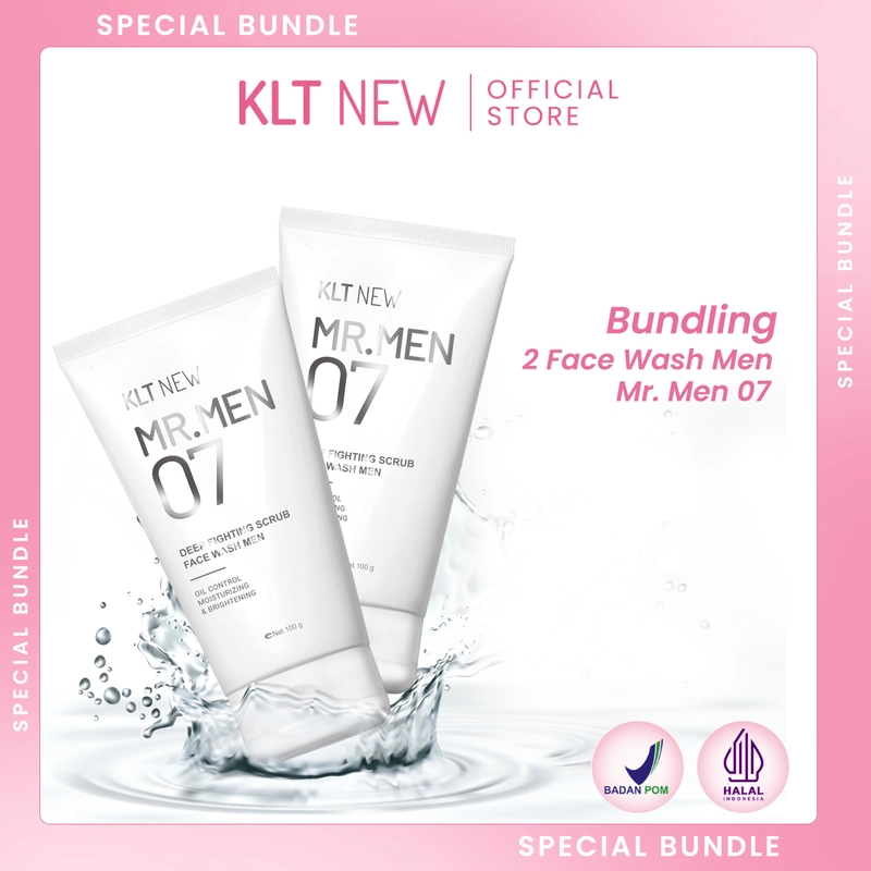 Product image KLT NEW - Bundling KLT NEW Mr Men 07 Face Wash 2PCS 150 gr hitam