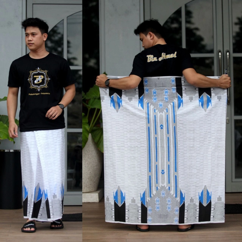 Product image Kois Batik - SARUNG DEWASA BATIK PUTIH YYP banyak pilihan Sarung dewasa Yyp1
