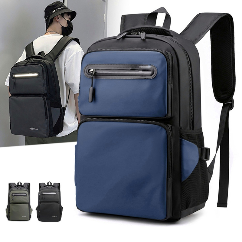 Product image Tas Ransel Backpack Pria RHAOSHUAI Waterproof Tas Laptop Laki-Laki Sekolah dan Kerja Big Hitam