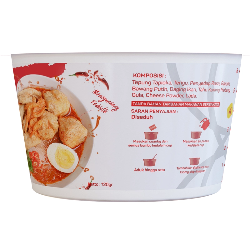 Product image Makanan RIngan Cuanki chicken Spicy Cup Kemasan Kecil 30gr