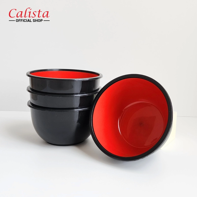Product image CALISTA - Calista Mangkuk Ninja Mangkok Ramen Polos Ukuran M - Set isi 4pcs M-NINJA x4 HITAM