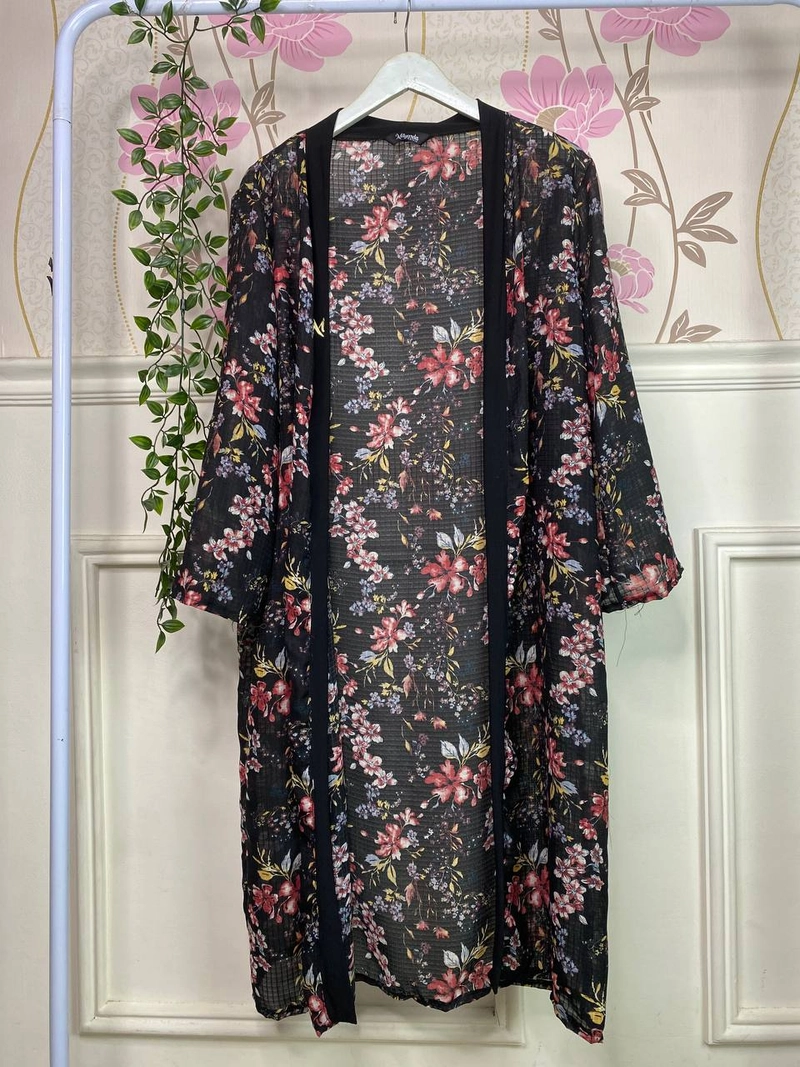 Product image Milyarda Hijab - Long Outer Motif Chayra Allsize black