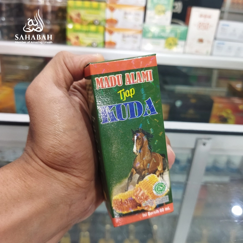 Product image Sahabah Store - Madu Alami Tjap Kuda - Madu Stamina Pria - Obat Stamina - Madu Kuat - Obat Kuat 60 ml Hijau