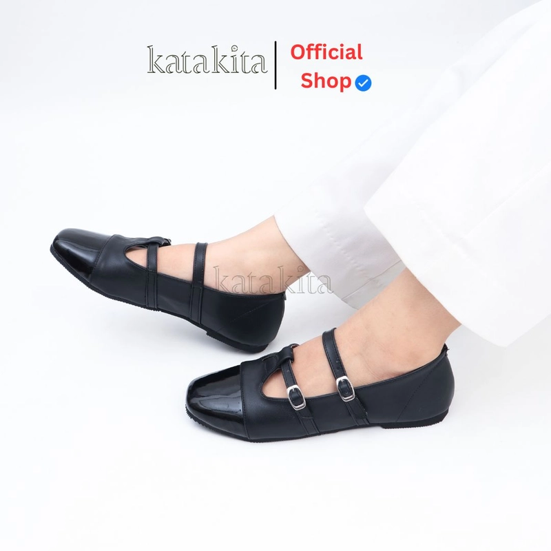 Product image Katakita - Katakita Meera Flatshoes Wanita 37 Black