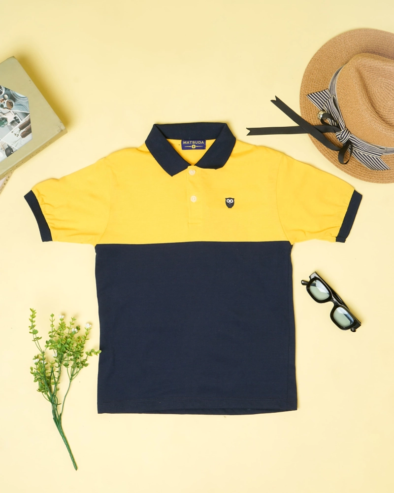 Product image MATSUDA APPAREL - Matsuda baju kaos polo anak laki laki katun umur 2-12 Oscar 2 YELLOW