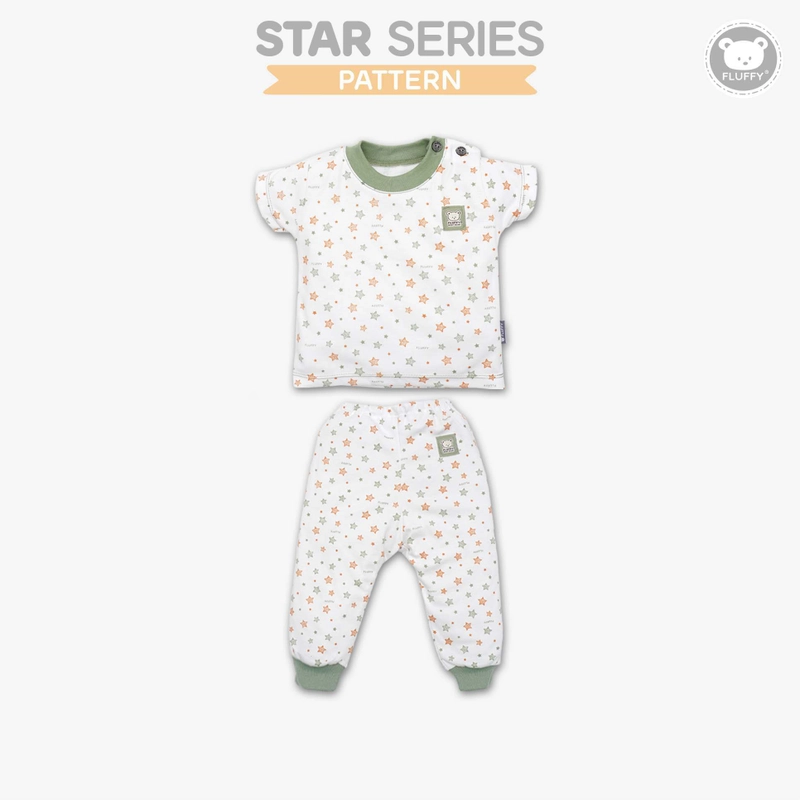 Product image FLUFFY - FLUFFY Stelan Oblong Pendek Panjang STAR (Isi 3Psng) SODJSR/SODJXR NEW SRH SML 123 S (3-6BLN) 5-7KG SODJSR-SRH-S