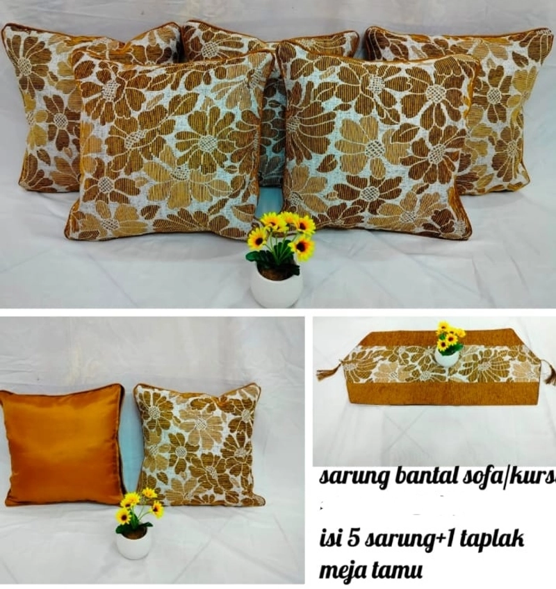Product image Dylan 19 [TA] - Dylan 19 - Sarung Bantal Sofa / Sarung Bantal Kursi Set 40x40 2