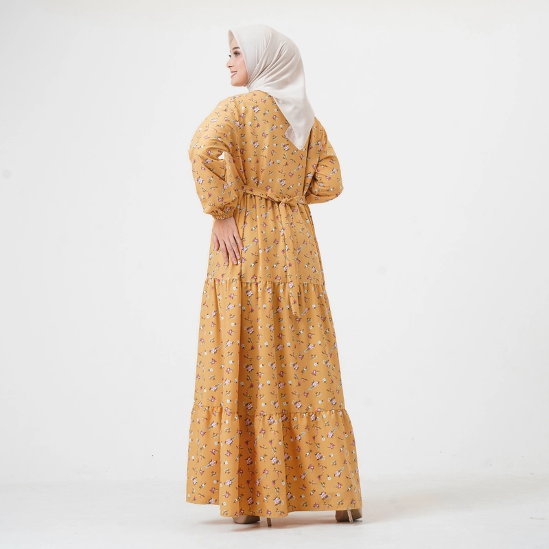 Product image Lusianasae - Lusianasae - Kalalili Dress warna Orange bahan crinkle seven Busui friendly M ORANGE