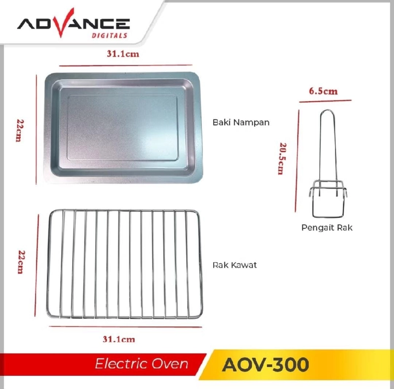 Product image Rizki Electronics - Advance Electric Oven AOV-300 Multifungsi 20 LITER JAWA