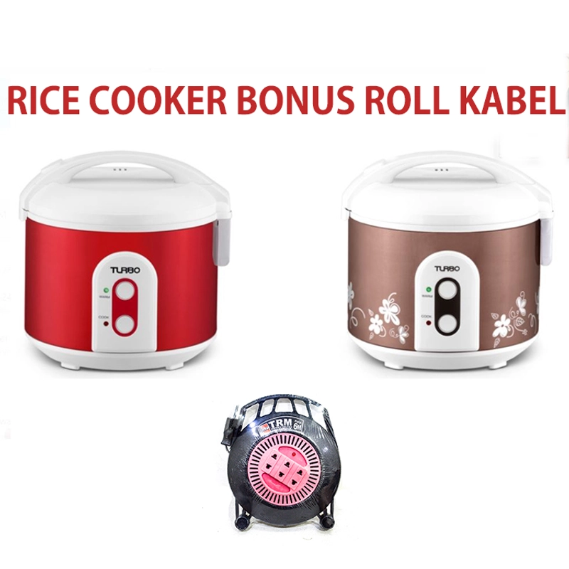 Product image Rice Cooker Turbo CRL1101 Bonus Stop Kontak Kabel 6 Meter Warna Random