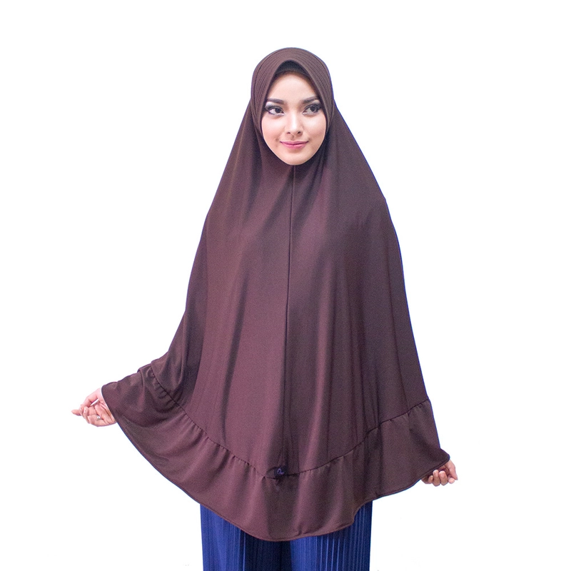 Product image Milyarda Hijab - Milyarda Hijab - Bergo Pet Ihrom all size Coklat